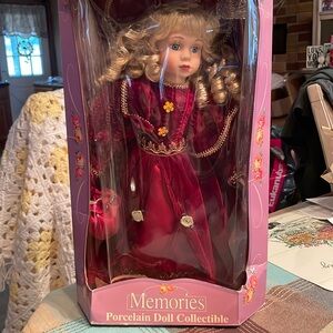Vintage Rare Memories porcelain doll